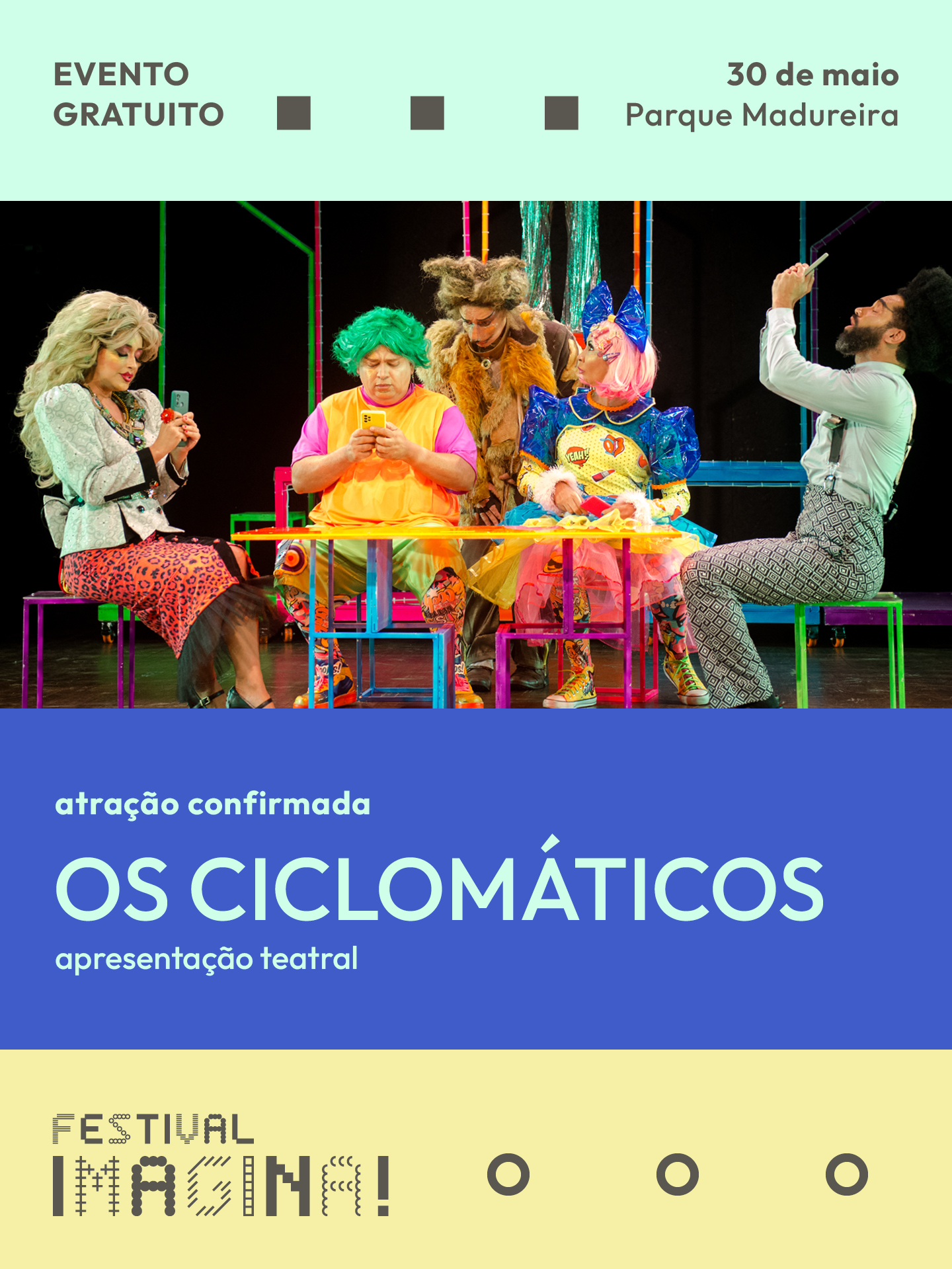 Cartaz dos Ciclomáticos.