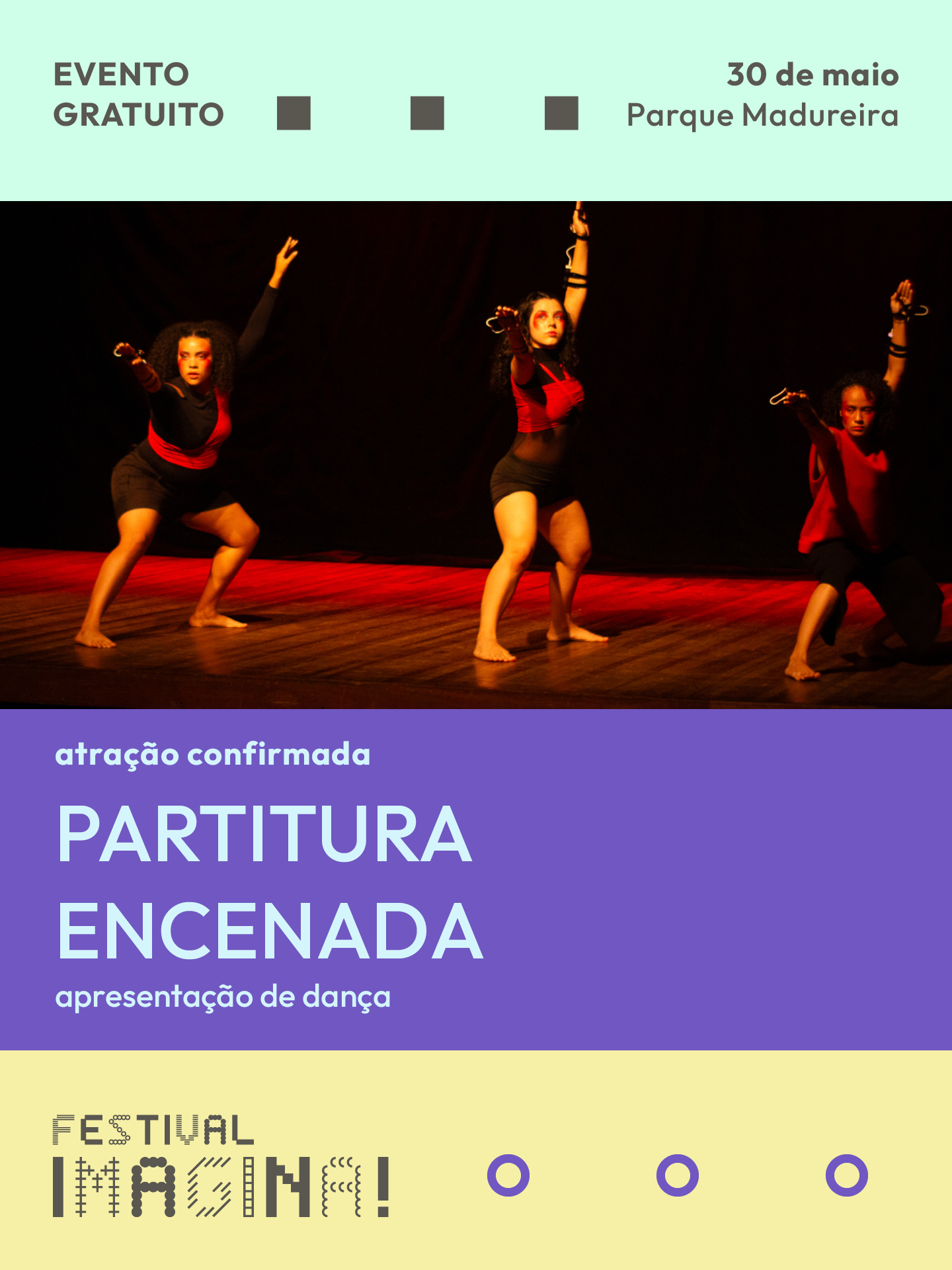 Cartaz da Partitura Encenada.